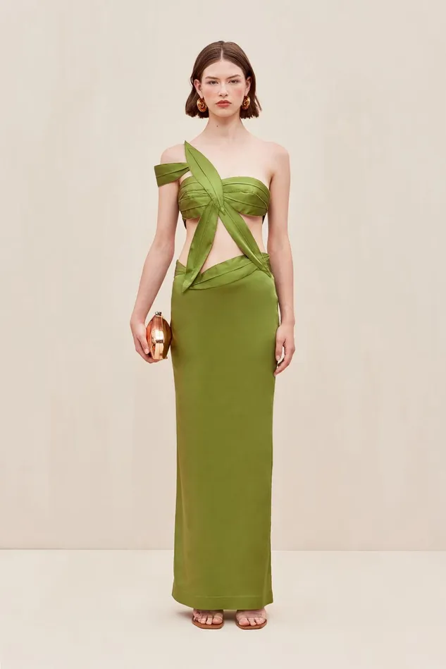 Cult Gaia Sharlena Gown Olea Women Dresses