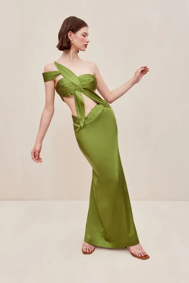 Cult Gaia Sharlena Gown Olea Women Dresses Cult Gaia Sharlena Gown Olea Women Dresses
