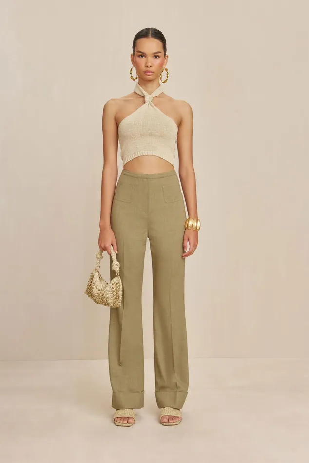 Cult Gaia Sorine Knit Top Beach Women Knits