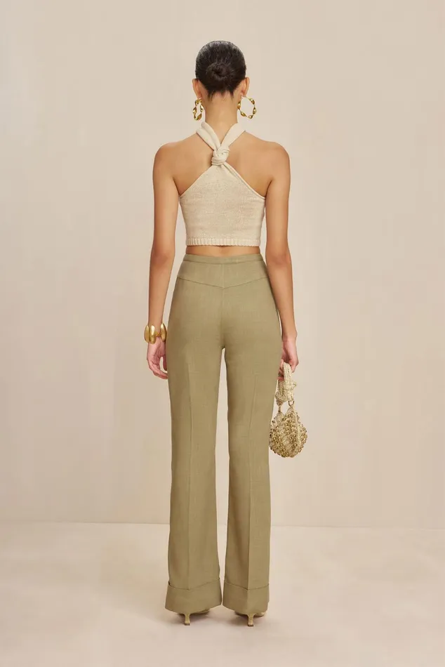 Cult Gaia Sorine Knit Top Beach Women Knits