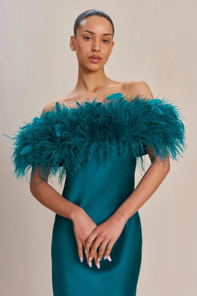 Cult Gaia Terra Gown Seamoss Women Gowns