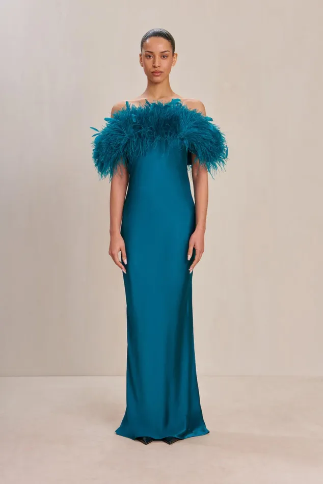 Cult Gaia Terra Gown Seamoss Women Gowns