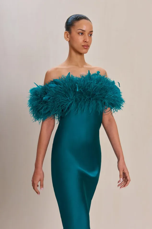 Cult Gaia Terra Gown Seamoss Women Gowns