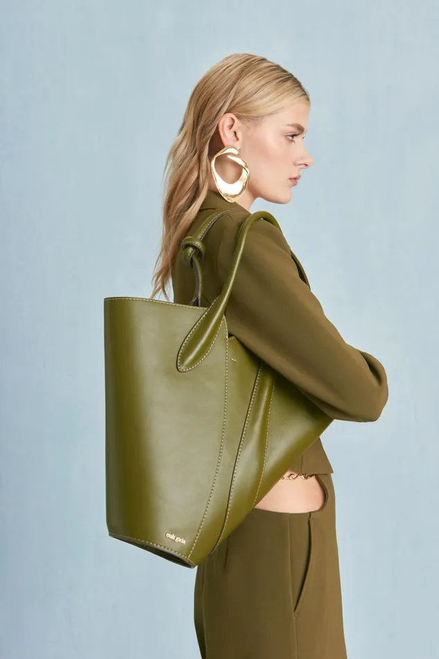 Cult Gaia The Vine Tote Oliva Women Tote Bags