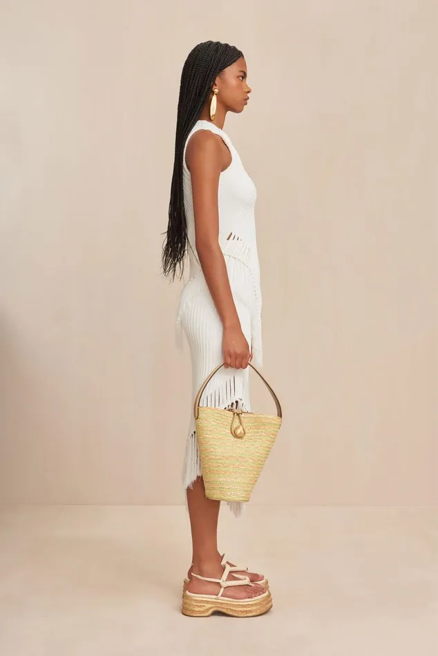 Cult Gaia Tonisha Knit Skirt Off White Women Knits