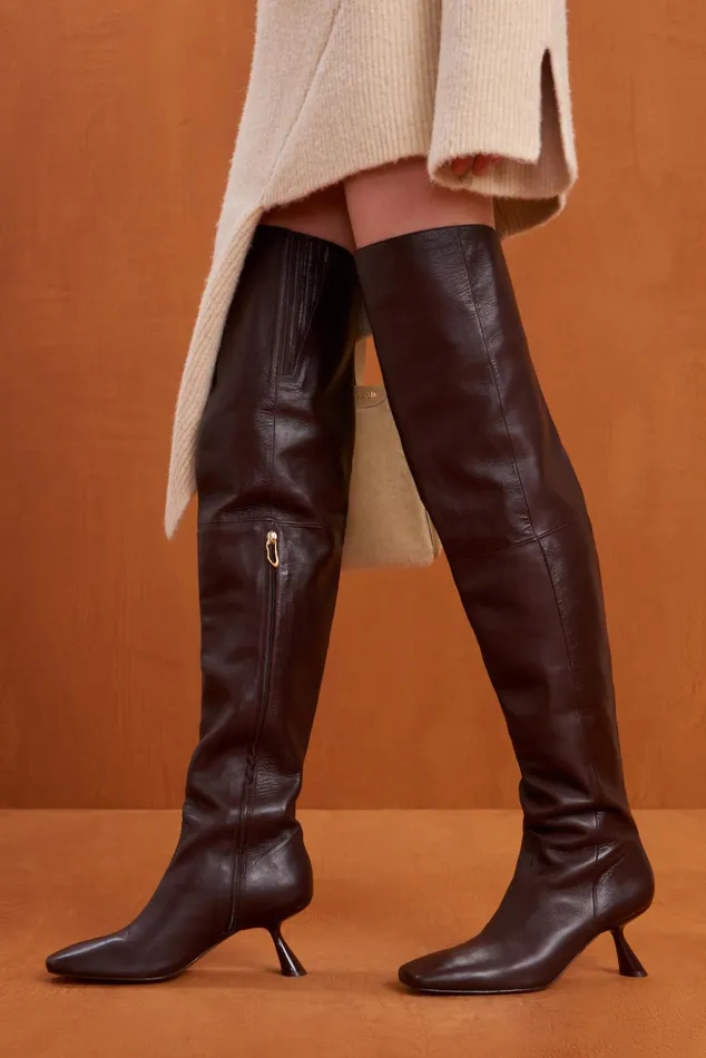 Cult Gaia Wade Boot Espresso Women Boots