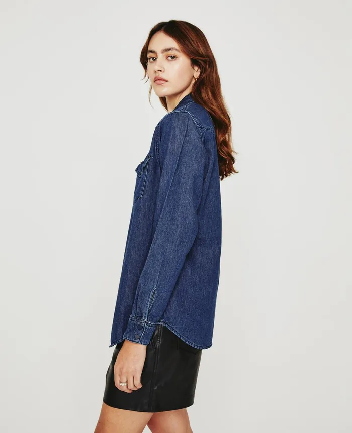 Dakotah Shirt Nocturnal Women AG Jeans Tops and Shirts Dakotah Shirt Nocturnal Women AG Jeans Tops and Shirts