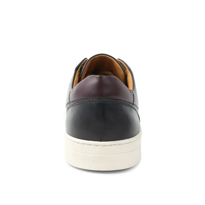 Dante LacetoToe Leather Sneaker 8211 Navy Men Bruno Magli Sneakers