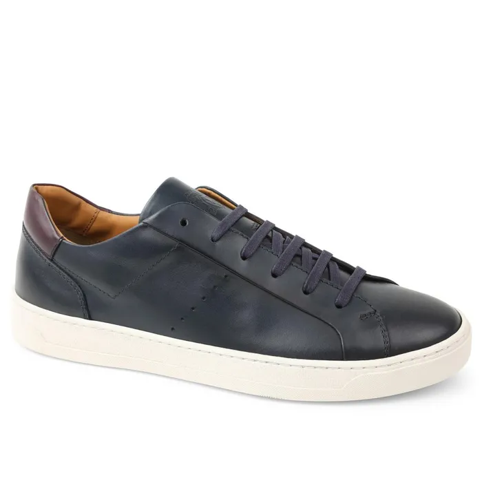 Dante LacetoToe Leather Sneaker 8211 Navy Men Bruno Magli Sneakers