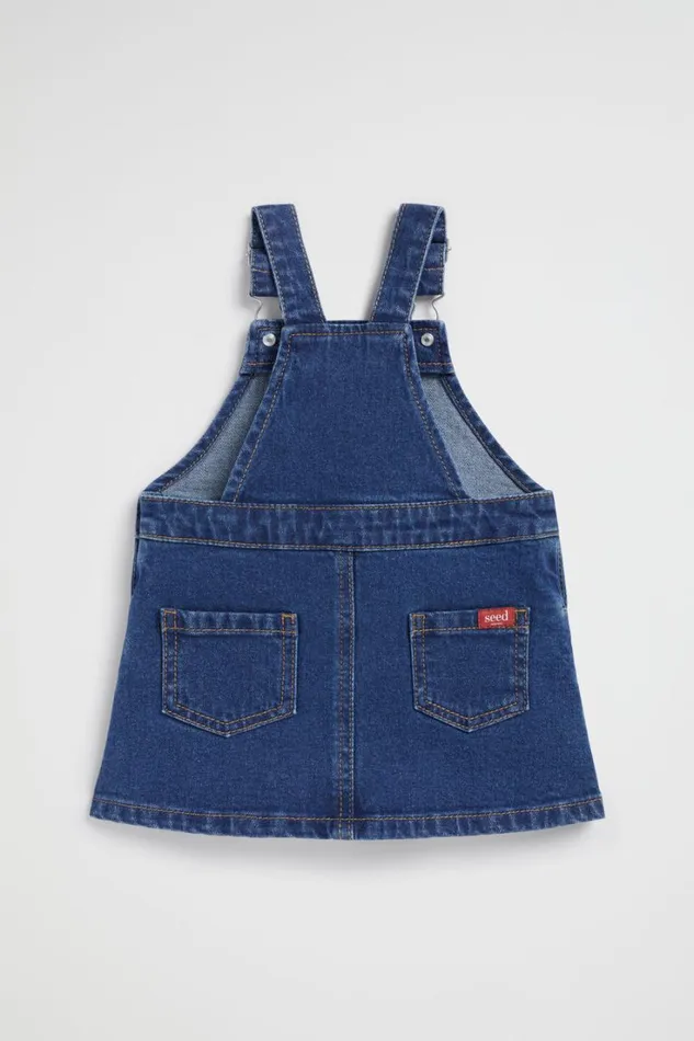 Denim and Jeans Baby Seed Heritage Core Logo Pinafore