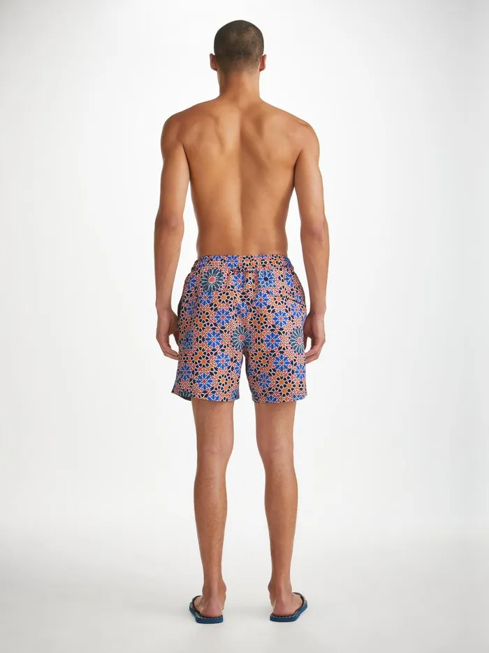 Derek Rose Swim Shorts Tropez 15 Multi Men Classic Fit Swim Shorts
