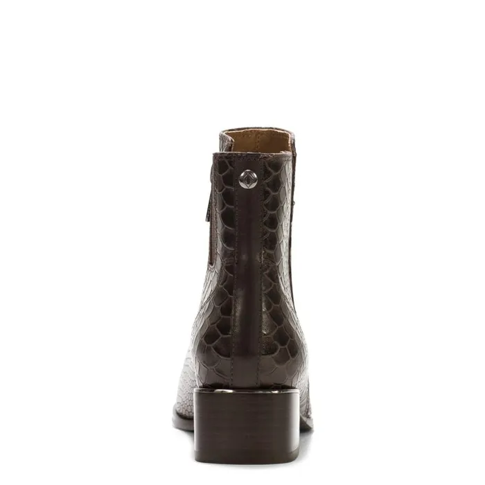Donald Pliner Bootie AZIA Dark Brown Snake 8211 Women Donald Pliner Bootie AZIA Dark Brown Snake 8211 Women