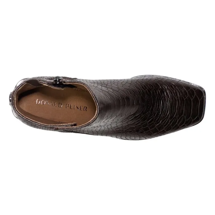 Donald Pliner Bootie AZIA Dark Brown Snake 8211 Women Donald Pliner Bootie AZIA Dark Brown Snake 8211 Women