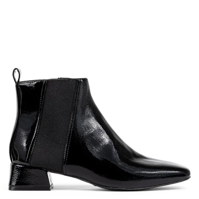 Donald Pliner Bootie TRAVIS Black Patent 8211 Women
