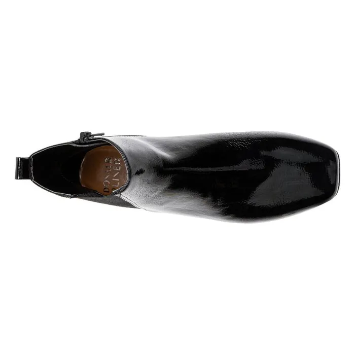 Donald Pliner Bootie TRAVIS Black Patent 8211 Women Donald Pliner Bootie TRAVIS Black Patent 8211 Women