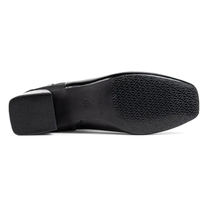 Donald Pliner Bootie TRAVIS Black Patent 8211 Women Donald Pliner Bootie TRAVIS Black Patent 8211 Women