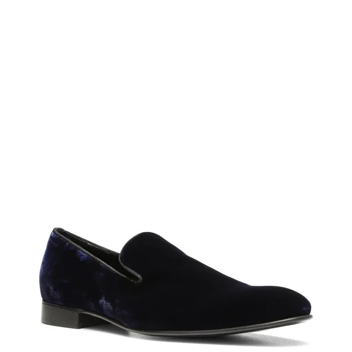 Donald Pliner Dress SPENCER Navy Velvet 8211 Men Donald Pliner Dress SPENCER Navy Velvet 8211 Men