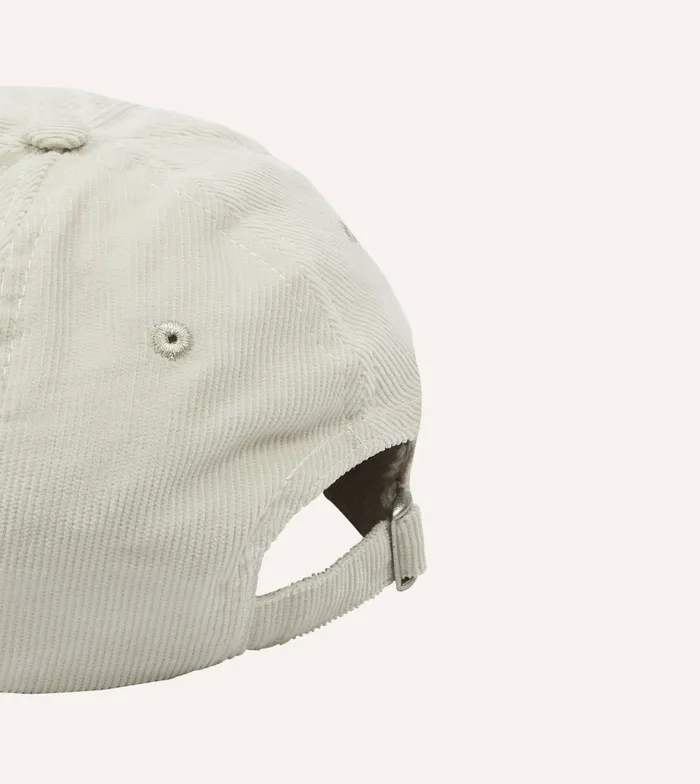 Drake039s Antique White Duck Emblem Cotton Corduroy Baseball Cap Men Hats