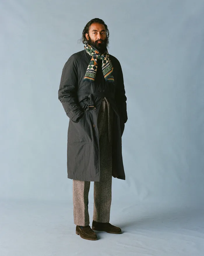 Drake039s Grey Herringbone Harris Tweed Games Blazer Mk Vii Men Blazers