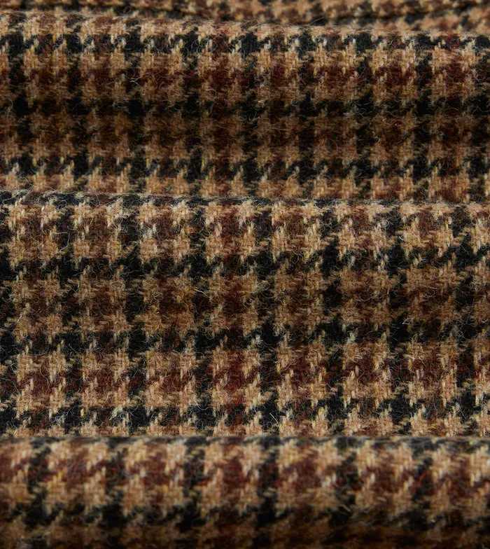 Drake039s Houndstooth Check Harris Tweed Donkey Chore Jacket Men Coats and Jackets