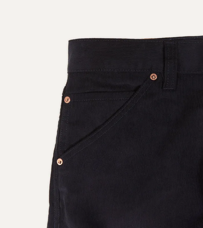 Drake039s Navy Japanese Selvedge Needlecord FivePocket Trousers Men Trousers