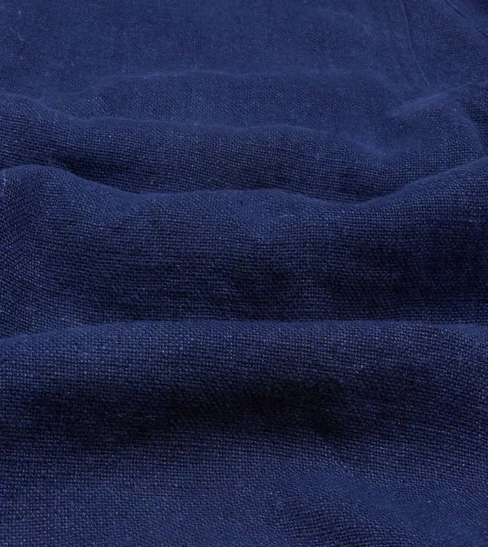 Drake039s Navy Linen FivePocket Chore Jacket Men Coats and Jackets