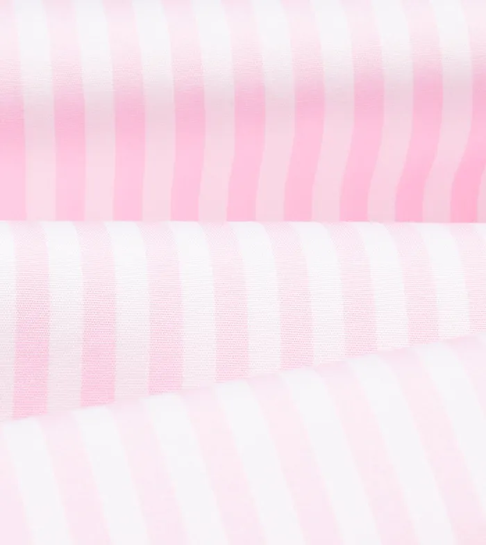 Drake039s Pink Bengal Stripe Cotton Poplin ButtonDown Shirt Men Poplin Shirts