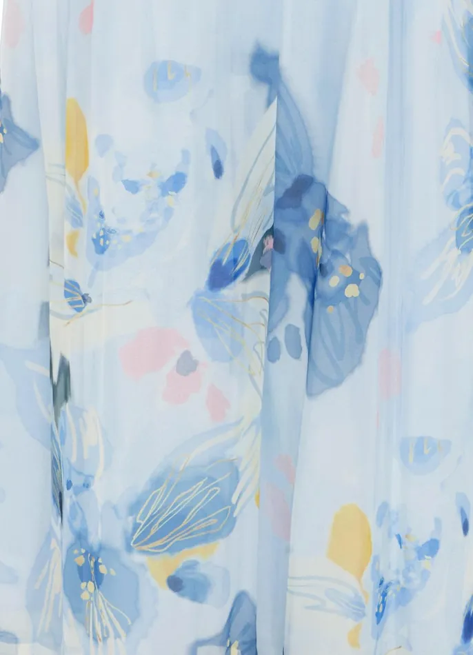 Dresses and Jumpsuits Women LEO LIN Adriana One Shoulder Maxi Dress 8211 Tranquility Print