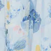 Dresses and Jumpsuits Women LEO LIN Adriana One Shoulder Maxi Dress 8211 Tranquility Print
