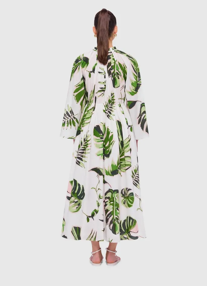 Dresses and Jumpsuits Women LEO LIN Alexia Midi Dress 8211 Botanica Print