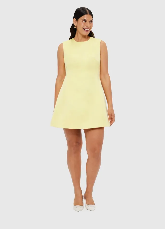 Dresses and Jumpsuits Women LEO LIN Chloe Sleeveless Mini Dress 8211 Sorbet Yellow