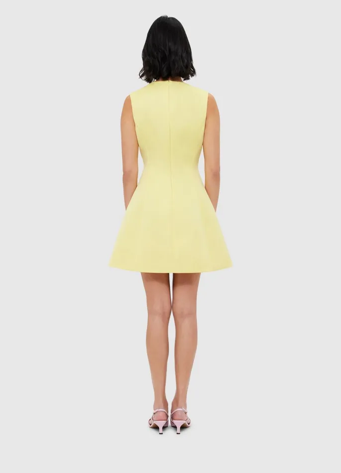 Dresses and Jumpsuits Women LEO LIN Chloe Sleeveless Mini Dress 8211 Sorbet Yellow
