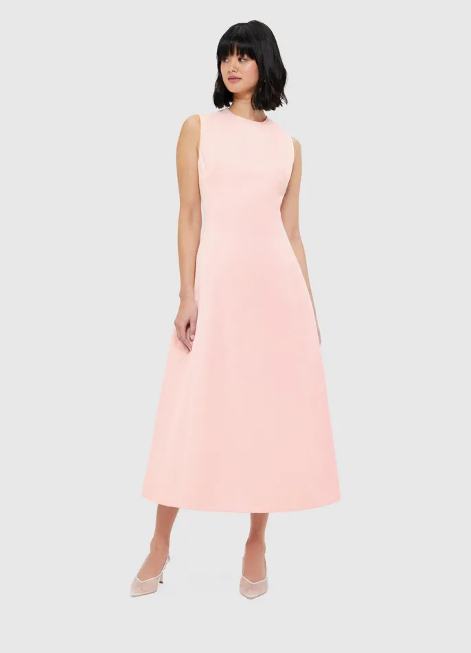 Dresses and Jumpsuits Women LEO LIN Cleo Sleeveless Midi Dress 8211 Soft Pink