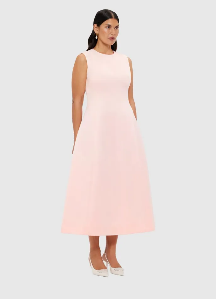Dresses and Jumpsuits Women LEO LIN Cleo Sleeveless Midi Dress 8211 Soft Pink