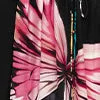 Dresses and Jumpsuits Women LEO LIN Jolie V Neck Mini Dress 8211 Papillon Print In Black