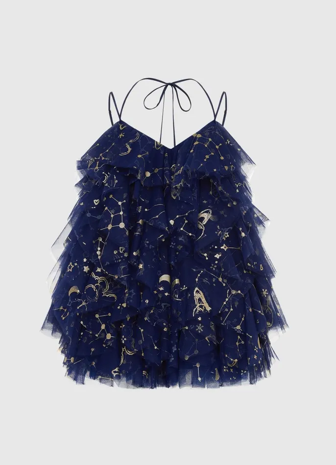 Dresses and Jumpsuits Women LEO LIN Kimberly Mini Dress 8211 Celestial Print