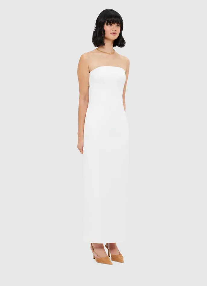 Dresses and Jumpsuits Women LEO LIN Rayna Bustier Maxi Dress 8211 Snow
