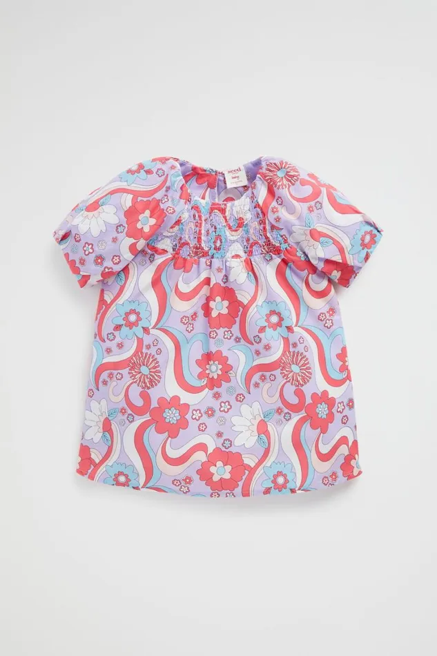 Dresses Baby Seed Heritage Daisy Wave Dress Lavender