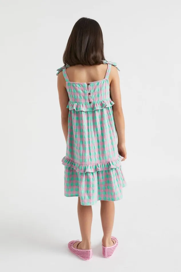 Dresses Girl Seed Heritage Gingham Dress Candy Pink