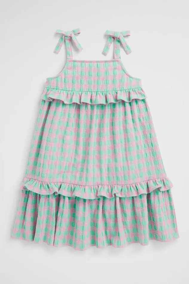 Dresses Girl Seed Heritage Gingham Dress Candy Pink