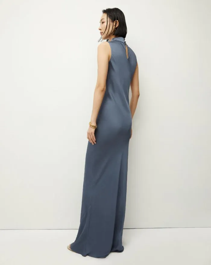 Dresses Shop Veronica Beard Kura Dress Lagoon Blue