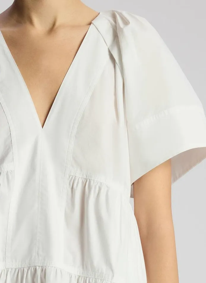 Dresses Women ALC Camila Cotton Mini Dress White Dresses Women ALC Camila Cotton Mini Dress White