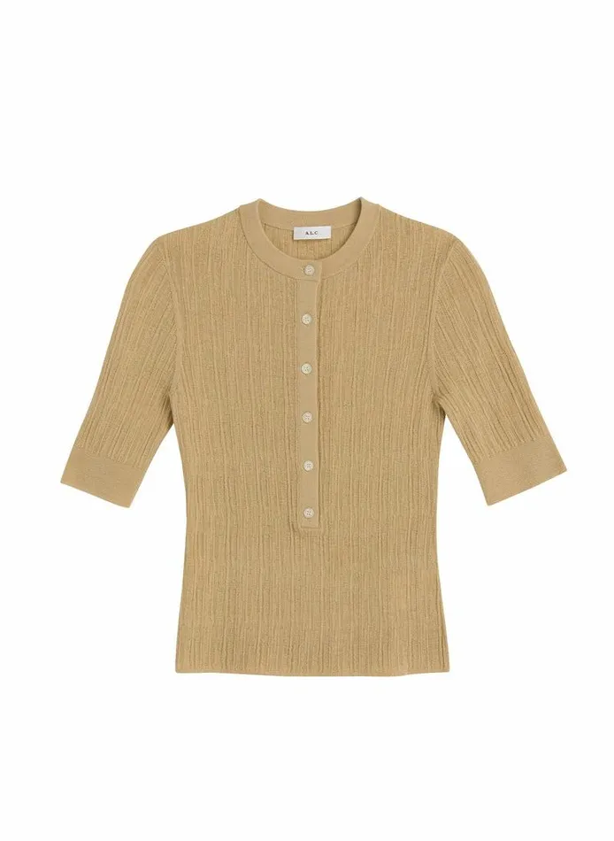 Dresses Women ALC Fisher Fine Cotton Knit Top Lark Dresses Women ALC Fisher Fine Cotton Knit Top Lark