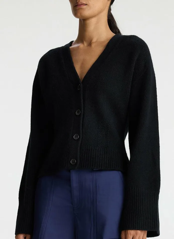 Dresses Women ALC Henry Cashmere Cardigan Black Dresses Women ALC Henry Cashmere Cardigan Black