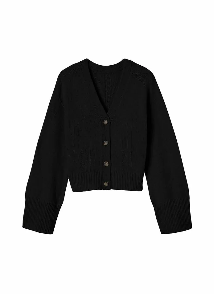Dresses Women ALC Henry Cashmere Cardigan Black Dresses Women ALC Henry Cashmere Cardigan Black