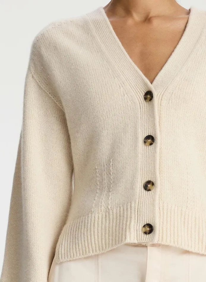 Dresses Women ALC Henry Cashmere Cardigan Wheat Dresses Women ALC Henry Cashmere Cardigan Wheat