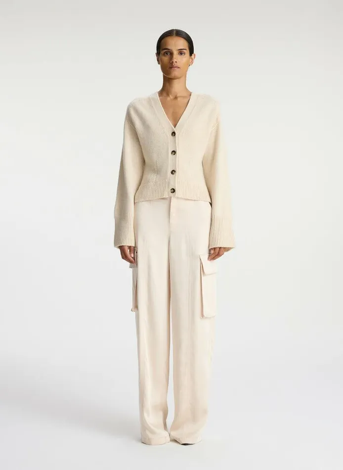 Dresses Women ALC Henry Cashmere Cardigan Wheat Dresses Women ALC Henry Cashmere Cardigan Wheat