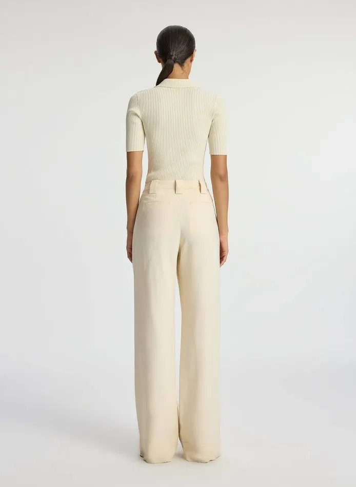 Dresses Women ALC Sydney Ribbed Top Buttercream Dresses Women ALC Sydney Ribbed Top Buttercream