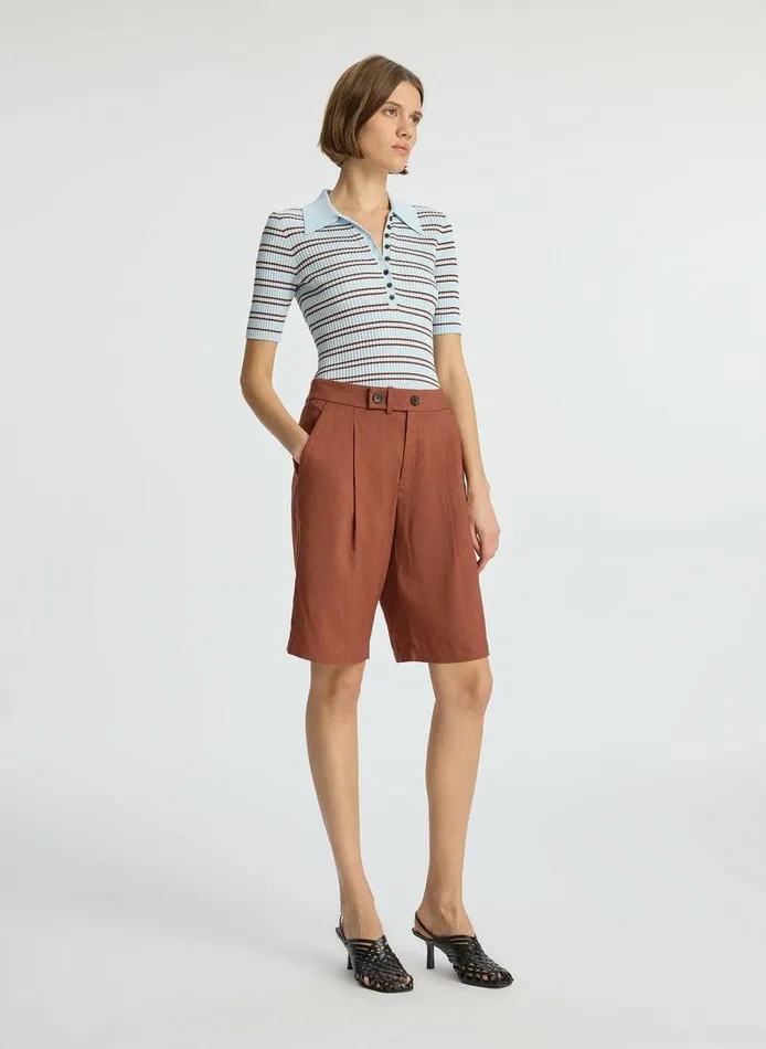 Dresses Women ALC Sydney Ribbed Top Ice Watersequoia