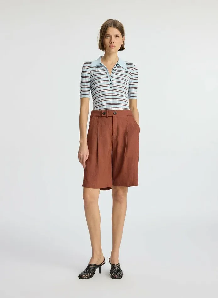 Dresses Women ALC Sydney Ribbed Top Ice Watersequoia Dresses Women ALC Sydney Ribbed Top Ice Watersequoia